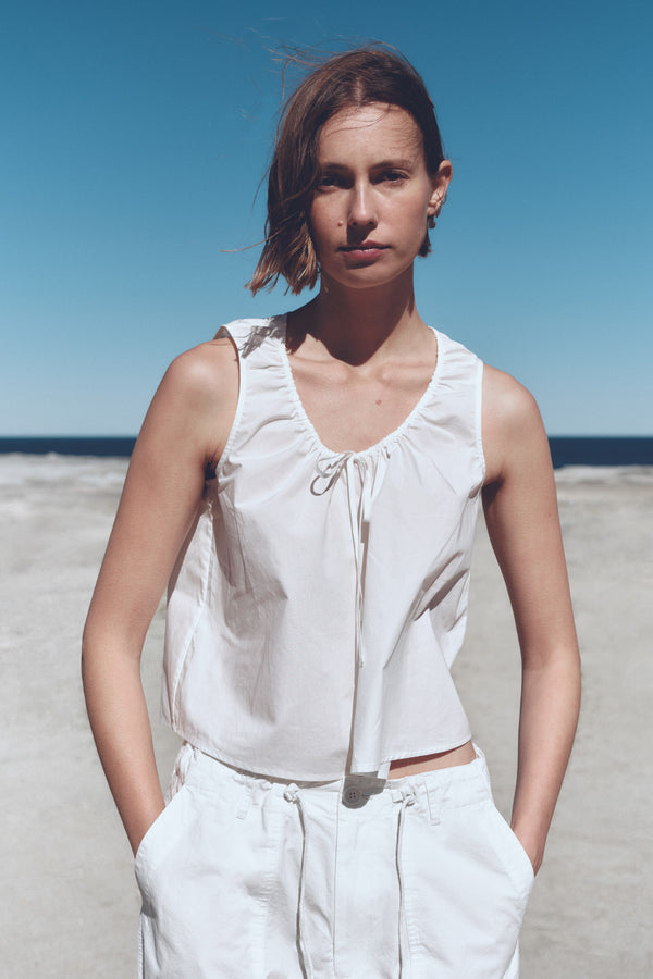 Holly Cotton Tie Top