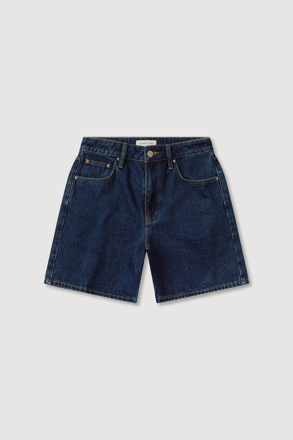 Mid Rise Vintage Denim Short