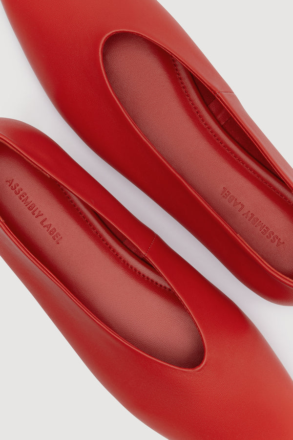 Andrea Leather Ballet Flat