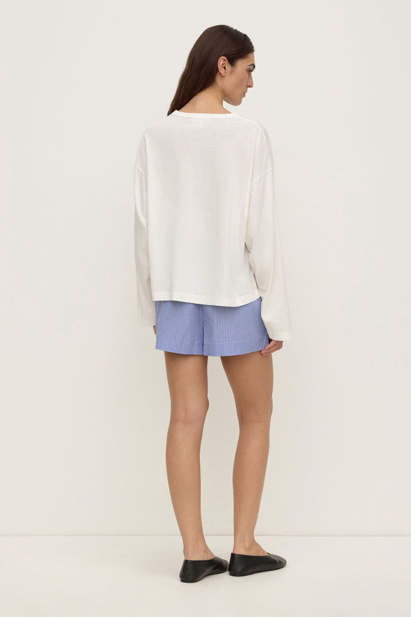 Ava_Stripe_Cotton_Poplin_Short_Navy_Stripe_2249