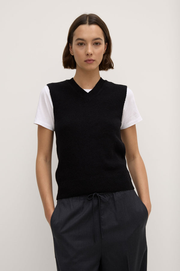 Corby V-Neck Knit Top