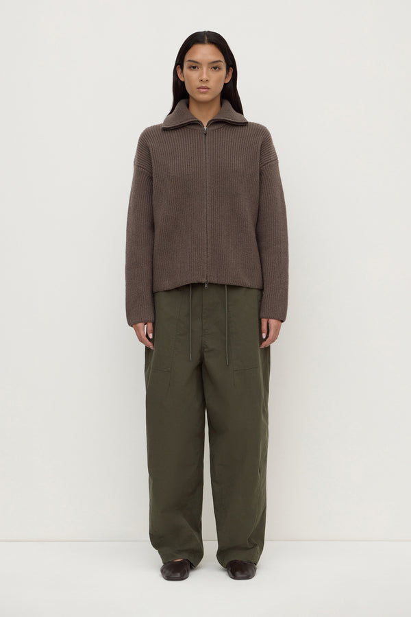 Esther_Zip_Through_Sweater_Bark_1085