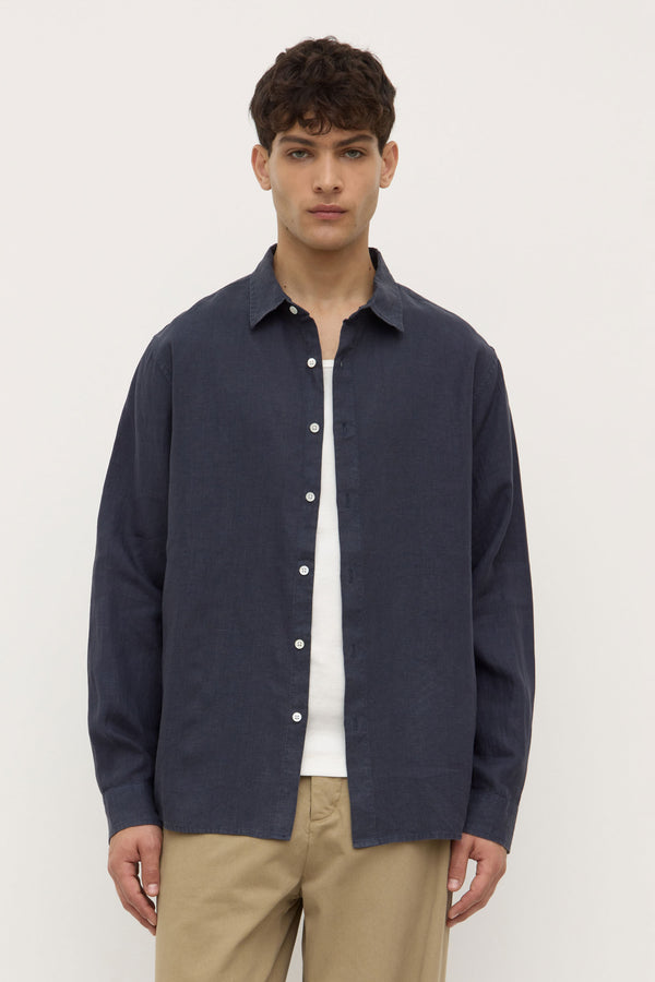 Everyday_Mens_Linen_Long_Sleeve_Shirt_True_Navy_0493jpeg