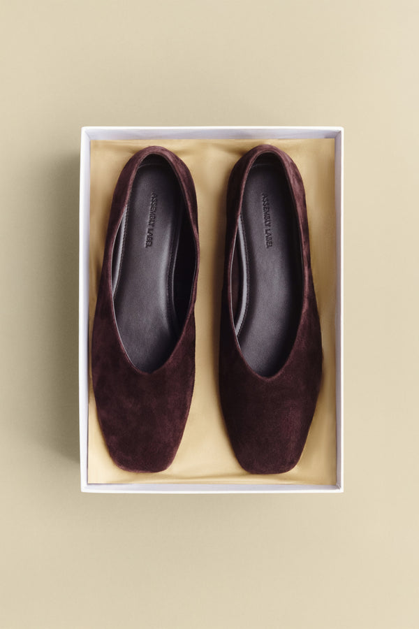 Andrea Suede Ballet Flat