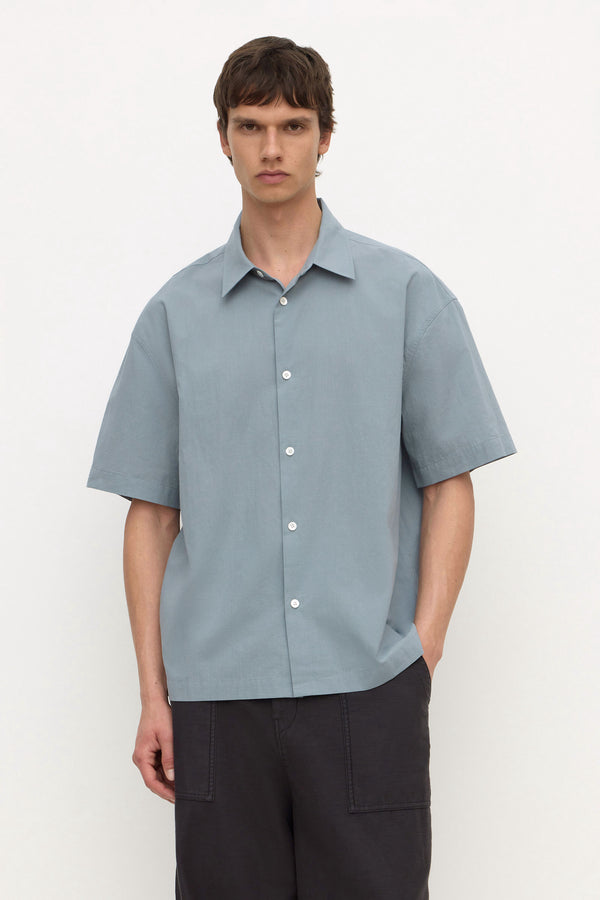 Franco_Short_Sleeve_Shirt_Steel_Blue_1106