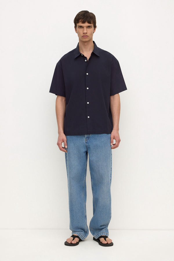 Franco_Short_Sleeve_Shirt_True_Navy_1189