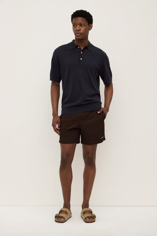 Henry Knit Polo True Navy-2
