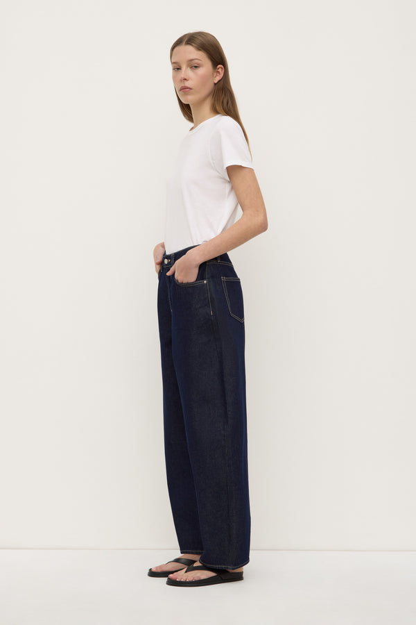 High Rise Barrel Jean