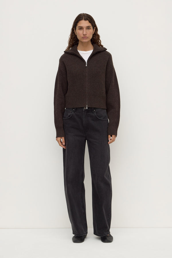 Kaia Wool Zip Sweater