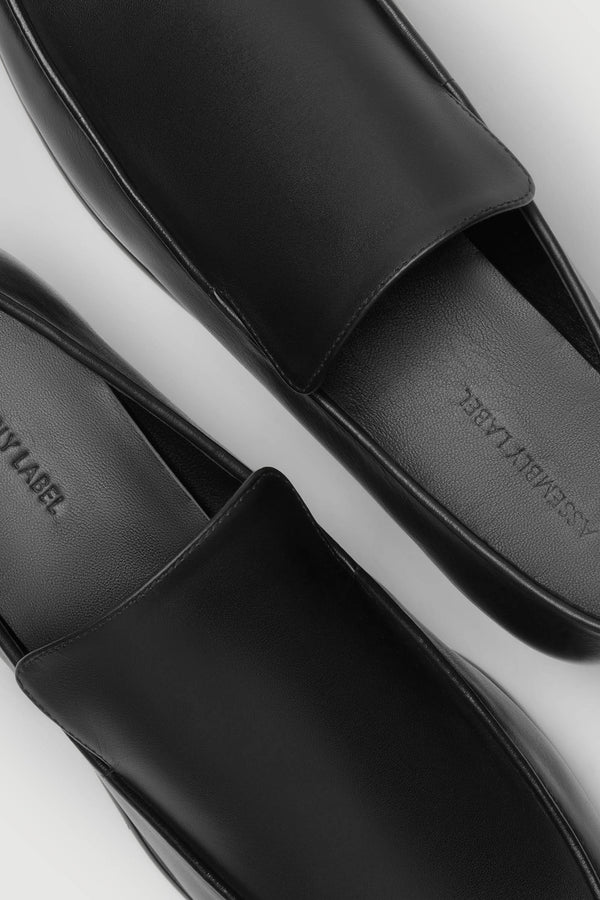 Kennedy Leather Loafer Black-3