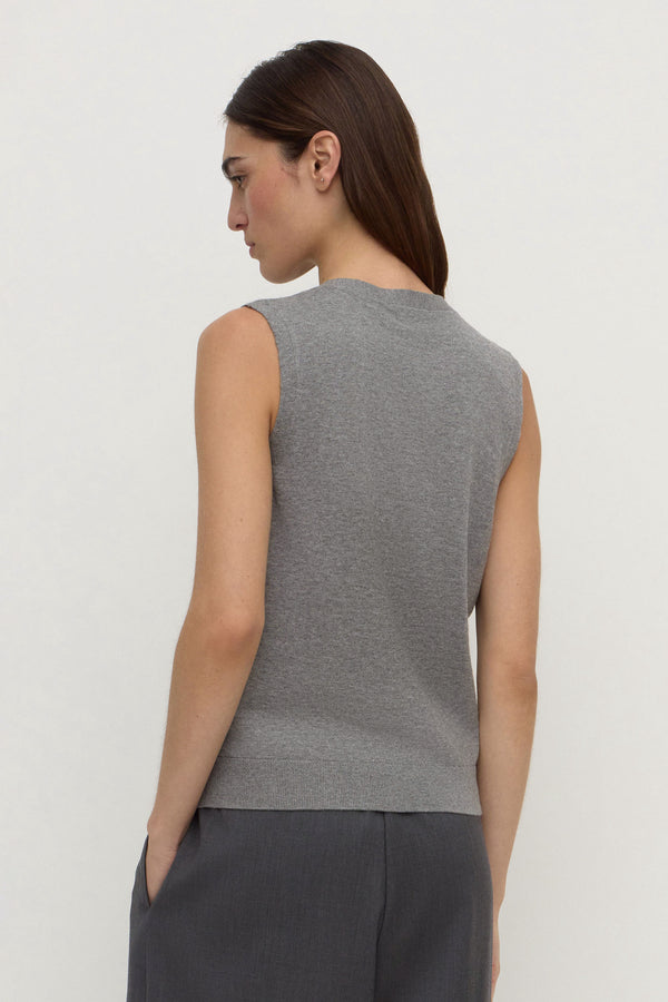 Maya Cotton Cashmere Knit Vest