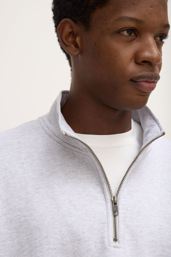 Mens_Weekender_Funnel_Neck_Fleece_Heather_Grey_Marle_1162