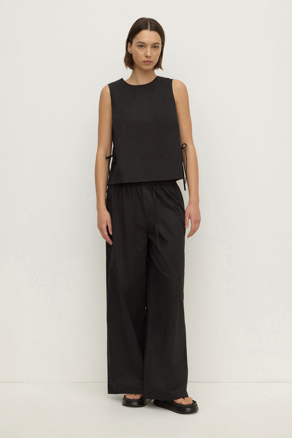 Micha_Poplin_Tie_Top_Black_1573
