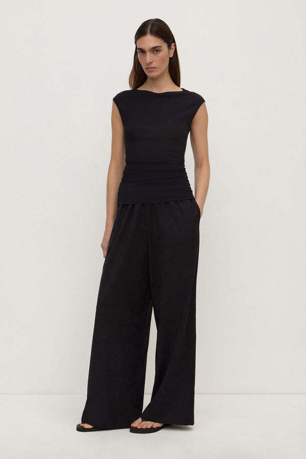 Mika_Capped_Sleeve_Top_Black_1645