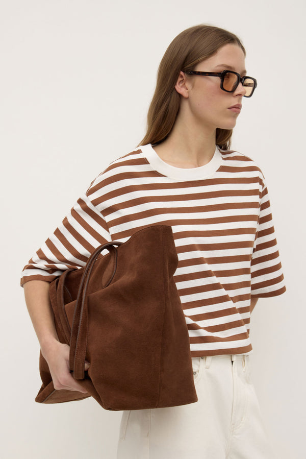 Monte_Stripe_Cotton_Short_Sleeve_Tee_Earth_Antique_White_0772