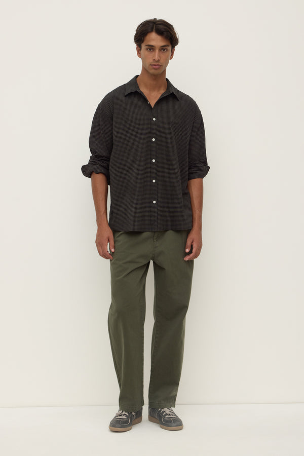 Murphy_Long_Sleeve_Shirt_Moss_Black_1221