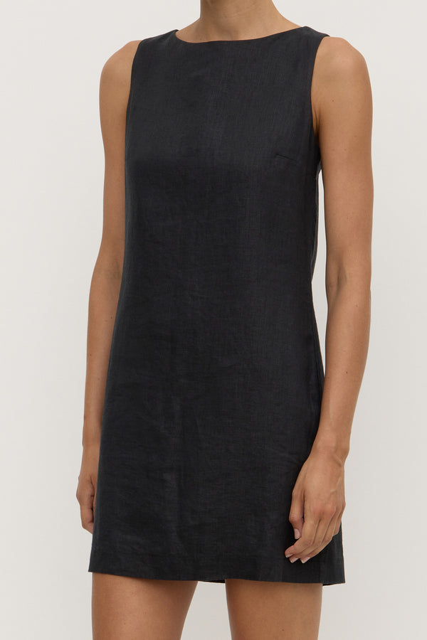 Nadine Linen Mini Dress