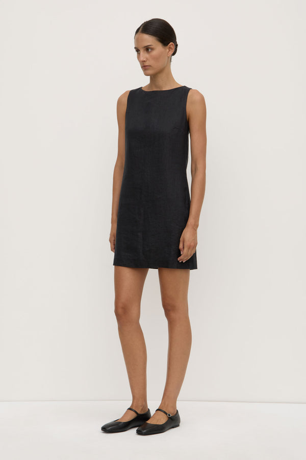 Nadine Linen Mini Dress