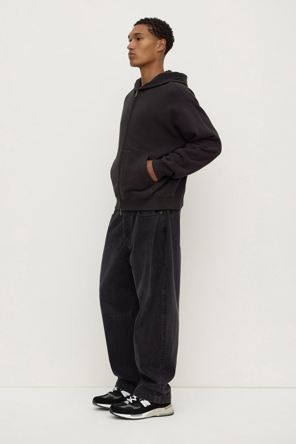 Newport_Fleece_Zip_Through_Washed_Black_0911