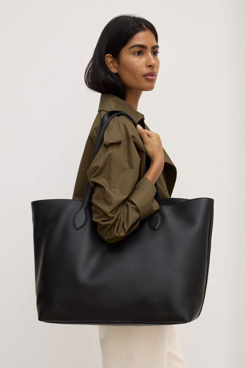 Olivia Leather Tote Bag