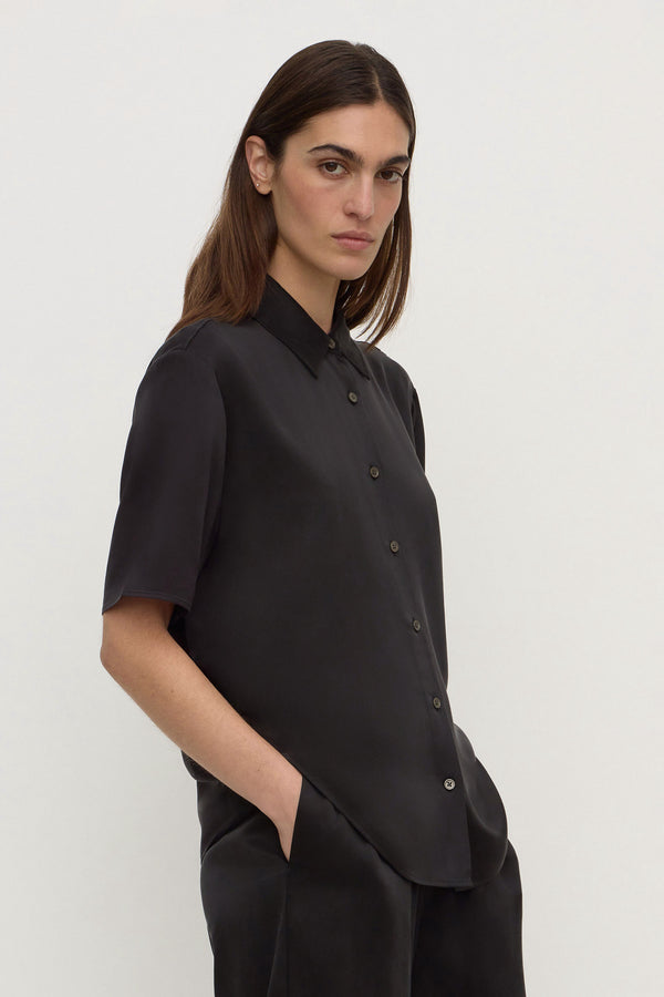 Pippa_Silk_Short_Sleeve_Shirt_Black_2096