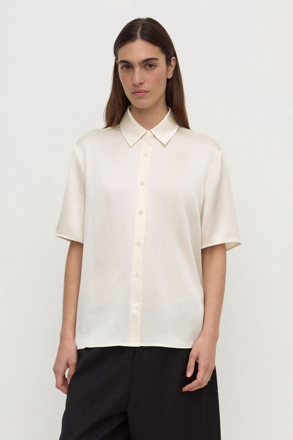Pippa_Silk_Short_Sleeve_Shirt_Cream_1742