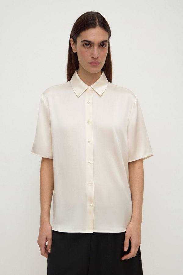 Pippa_Silk_Short_Sleeve_Shirt_Cream_1754