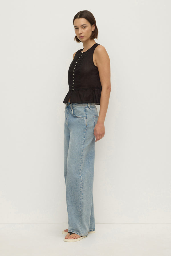 Quinn_Voile_Pleat_Top_Black_1769