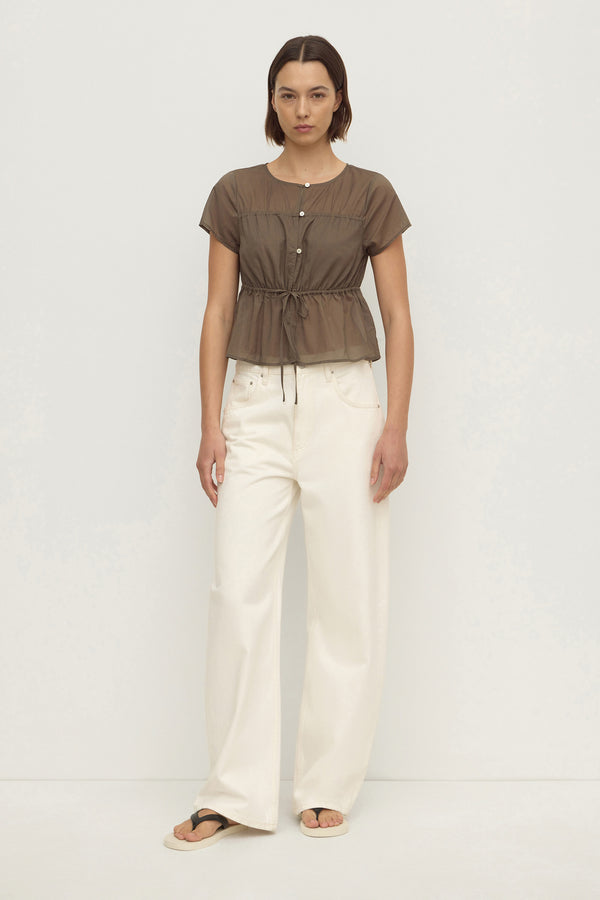 Quinn Voile Tie Top