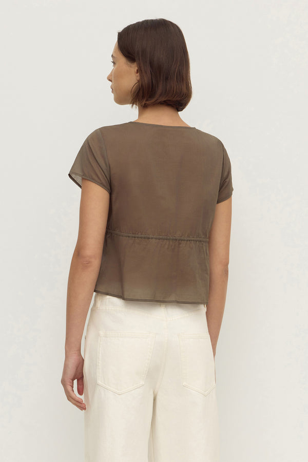 Quinn Voile Tie Top