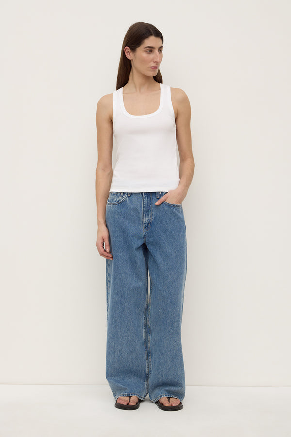 Robyn Scoop Neck Rib Tank