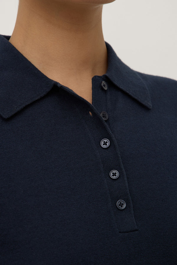 Sloane Cotton Cashmere Polo