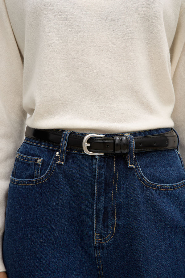 Smooth_Leather_Belt_Black_Silver_0191