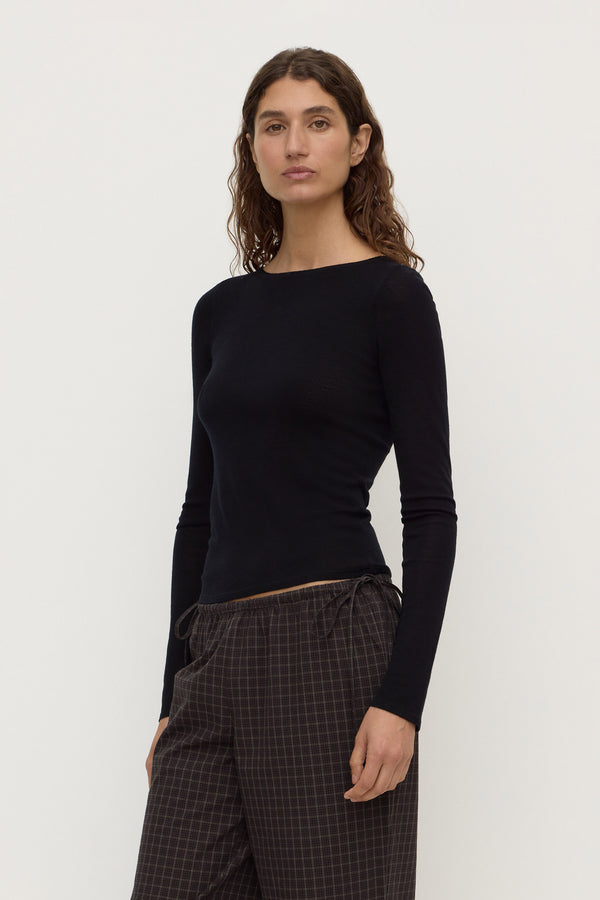 Tatiana_Wool_Long_Sleeve_Top_Black_1074