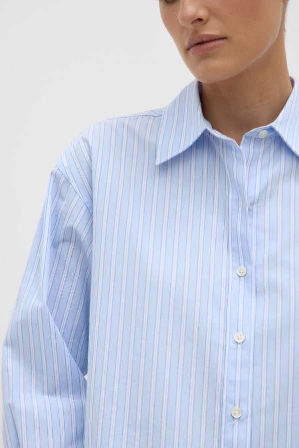 Tessa Poplin Cropped Shirt