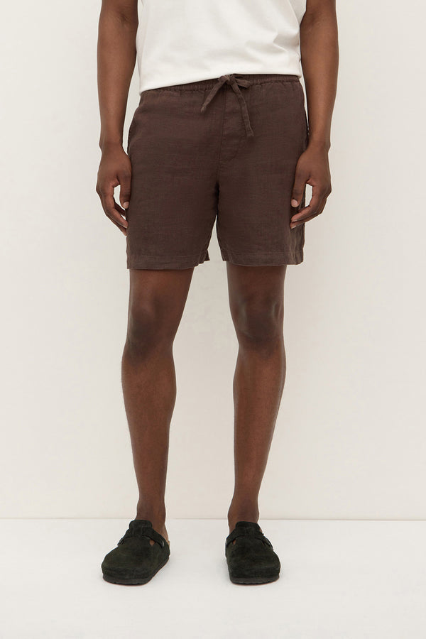 Tide Linen Short Ganache-1