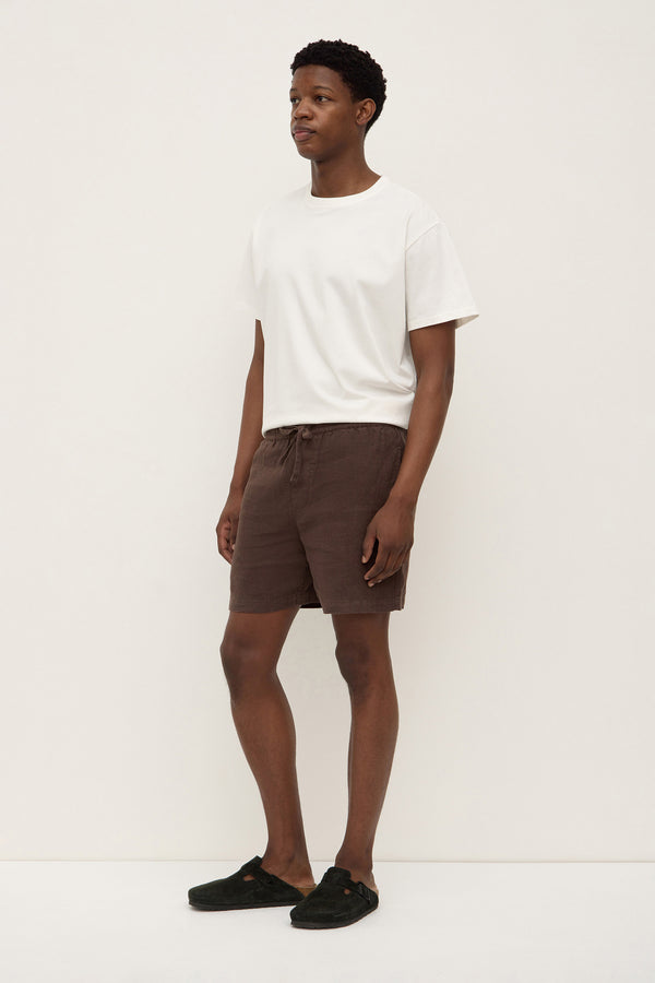 Tide Linen Short Ganache-3