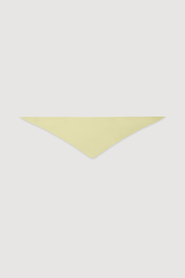 Triangular Cashmere Scarf Butter-1