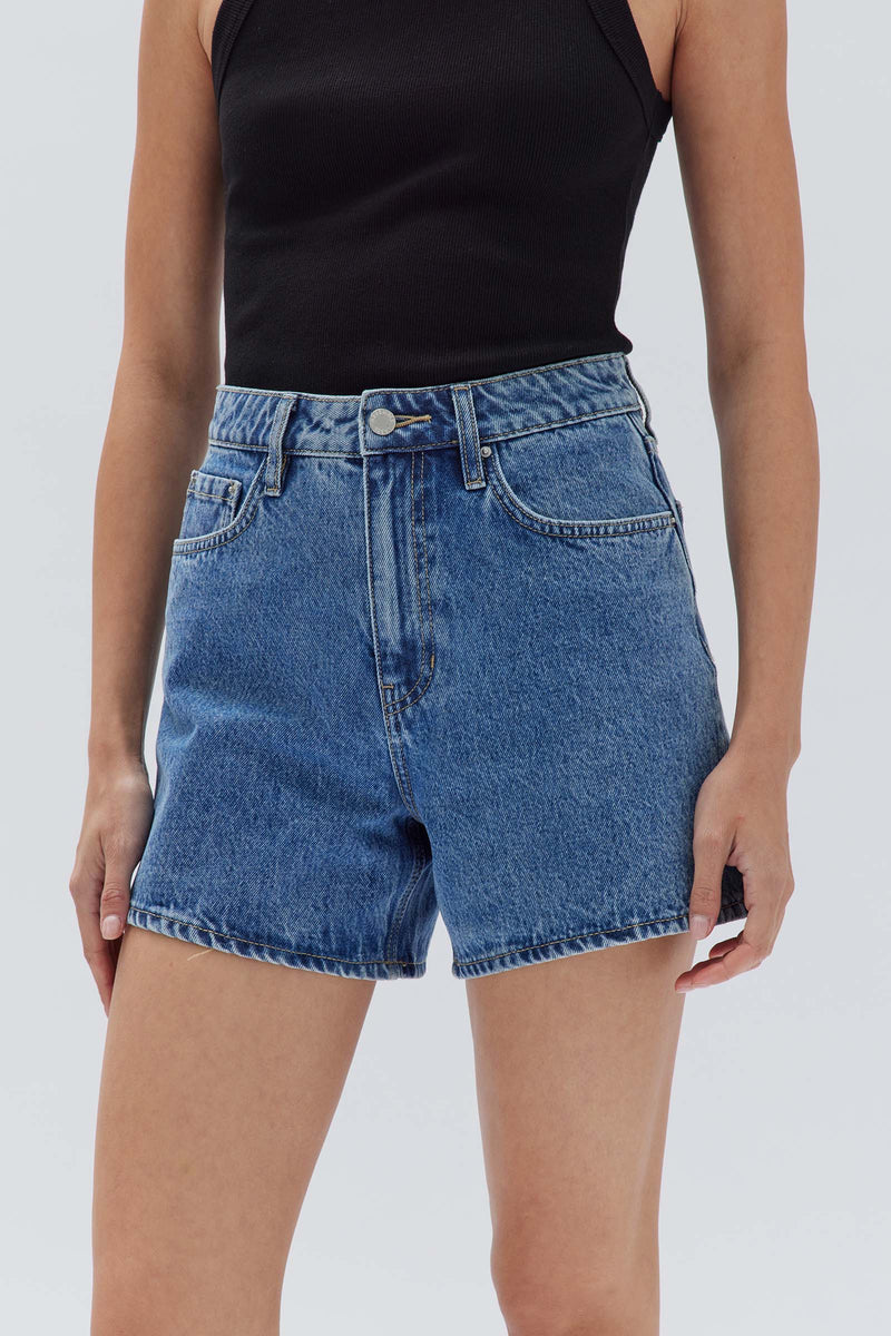 High waisted deals denim shorts vintage