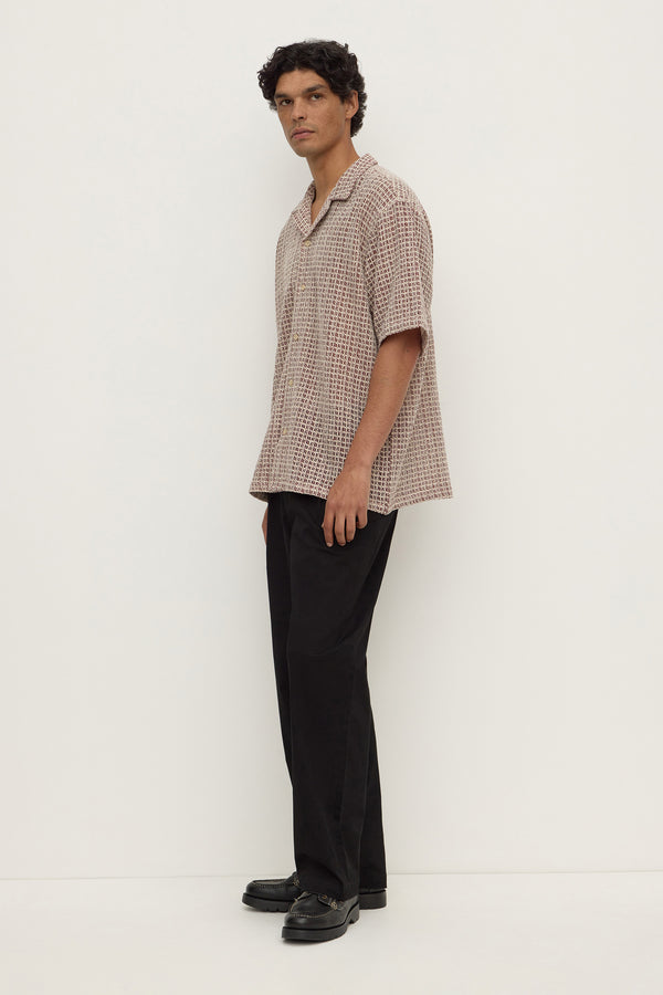 Watson_Short_Sleeve_Shirt_Cream_Burgundy_1067