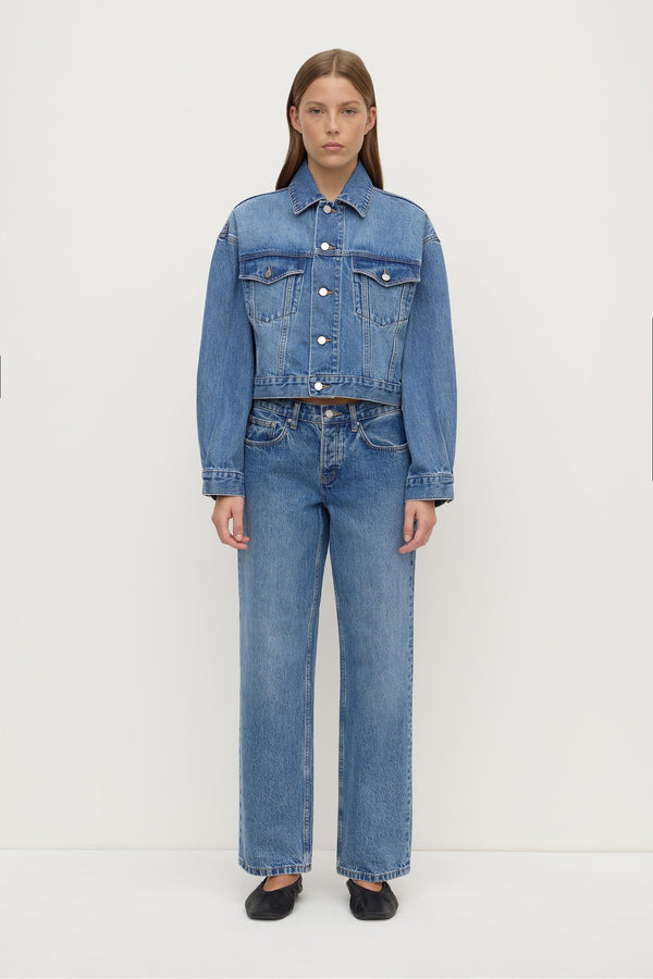 Womens Cropped Denim Jacket