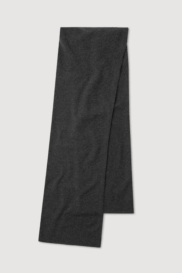 Wool Scarf Charcoal-1