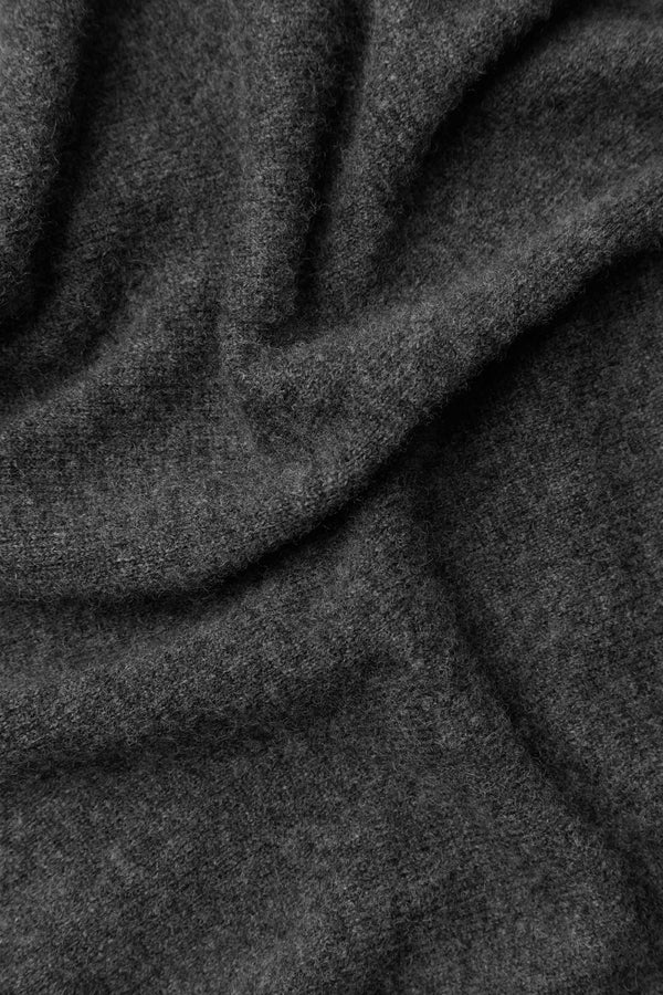 Wool Scarf Charcoal-2