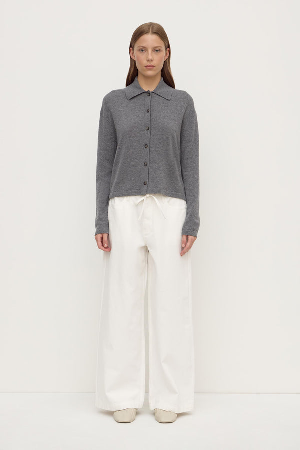 Wool Cashmere Knit Cardigan