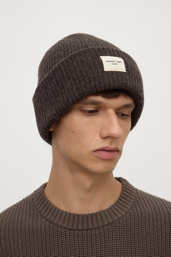 Wool Rib Beanie
