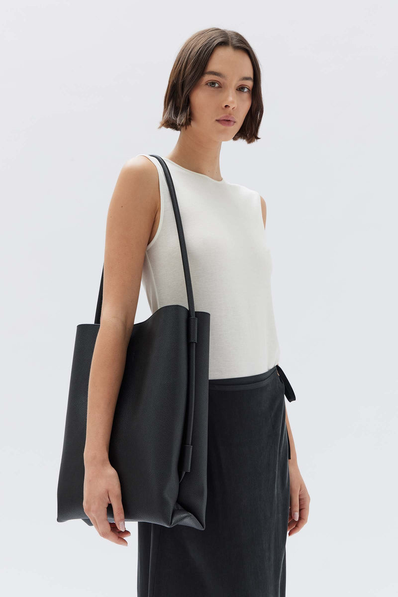 Slim Line Tote Black Assembly Label NZ Assembly Label NZ