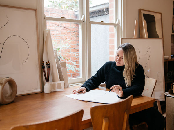 At Home with Artist Caroline Walls