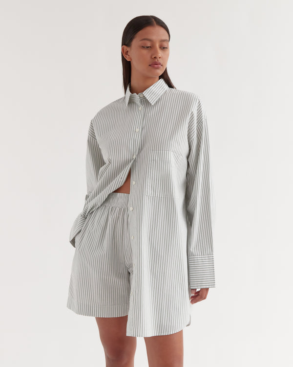 Re-Worn Womens Oversized Cotton Shirt