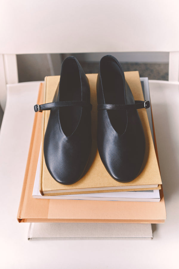 Millie Leather Ballet Flat