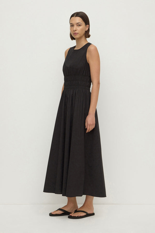 Abigail_Cotton_Shirred_Dress_Black_0039